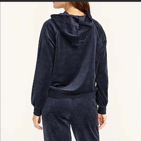 NEW J. Crew Relaxed Velour Hoodie BA367 - Picture 3 of 4
